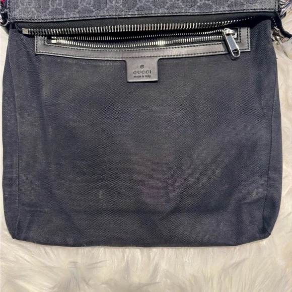 Gucci Gray and Black Messenger Bag - Picture 11 of 16